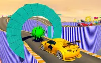 Mega Ramp Stunt Racing: Permainan Kereta Screen Shot 3