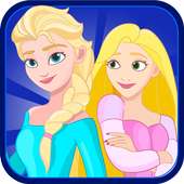 Elsa & Rapunzel nail