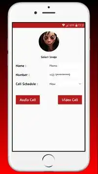 Creepy Momo  Fake Call  And Video Call Joke Screen Shot 5