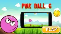 Super Pink Ball Run Screen Shot 2