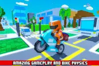 Moto Pizza Delivery: Blocky Edition Screen Shot 12