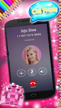 Fake Call from Jojo Siwa Screen Shot 0