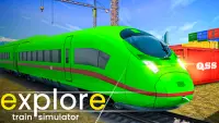 Modern City Train Driver Game 2020 Screen Shot 0
