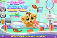 Pets Vet Doctor Baby sitter Nursery Care Games Screen Shot 1