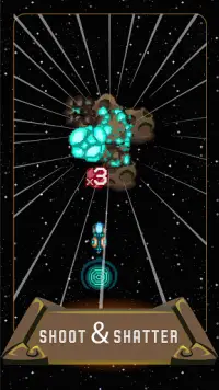 Meteoroids Old School Space Shooting Arcade Games Screen Shot 0