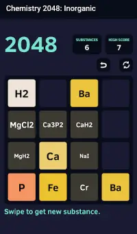 Chemistry 2048 Screen Shot 0