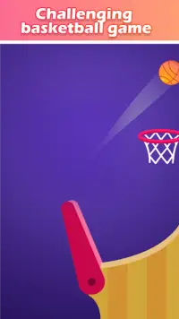 Flipper Shoot Dunk - Free Casual Basketball Games Screen Shot 1
