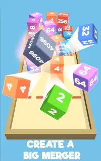 2048 Chain Cube 3D - Block Puzzle, Cube Merge Game Screen Shot 5