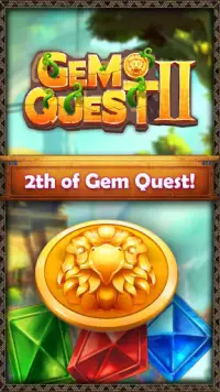 Gem Quest 2 - New Jewel Match 3 Game of 2021 Screen Shot 0