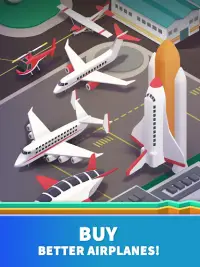 Idle Airport Tycoon - Planes Screen Shot 8