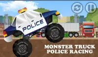 Police Monster Truck Racing Screen Shot 1