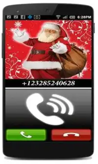 Santa Phone Call (Prank) Screen Shot 0