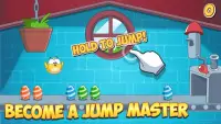 Jumpy Chick: الفرخ ثاب Screen Shot 2