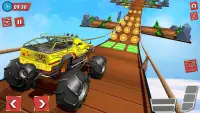 Uphill Monster Truck Mountain Climb: Stunt Screen Shot 3