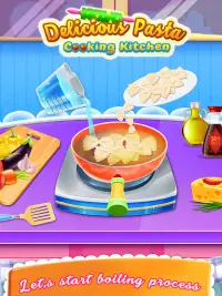 Pasta Cocinando Manía Juego Screen Shot 14