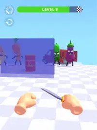 Hit Tomato 3D - Mistrz noży Screen Shot 5