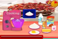 खाना पकाने के खेल: स्ट्रॉबेरी तैयार करना Screen Shot 1