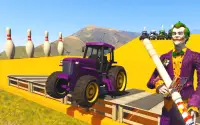 Super heroes Tractor Simulator Stunts Screen Shot 4