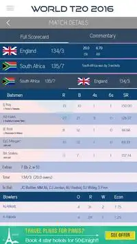 Live Cricket Scores 2016 Screen Shot 0