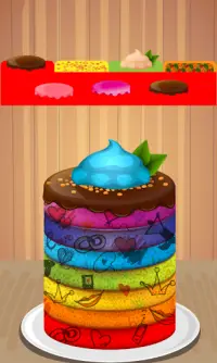 Rainbow Cake Maker Bake shop Screen Shot 4