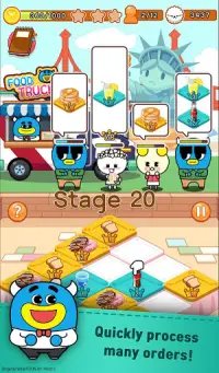 2048 WillYouMarryMe : Food-Truck Puzzle Game Screen Shot 2