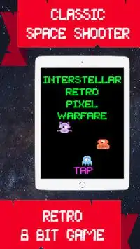 Interstellar Retro Pixel Wars Screen Shot 0