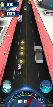 Moto Racer 3D 2015 (TRAFFIC) Screen Shot 3