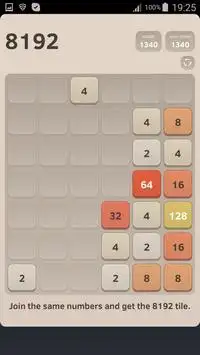 8192 Puzzle Screen Shot 1