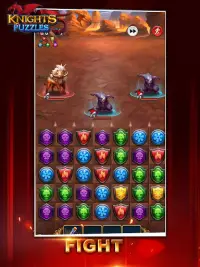 Knights & Puzzles: RPG Match 3 Screen Shot 4