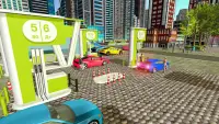 Real Sports Car Gas Station Parking Simulator 17 Screen Shot 0