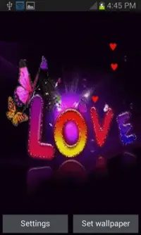 Multicolor Love Live Wallpaper Screen Shot 0