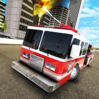 Fire Engine City Rescue: Firefighter Truck Games