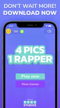 4 PICS 1 RAPPER: Guess the rapper - Rapper Quiz Screen Shot 5