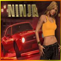 Ninja Car Drive Parken 3D-Spiel
