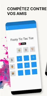 Footy tic tac toe Screen Shot 1