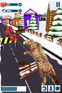 Leopard Survival:Endless Cheetah rush Animal Game Screen Shot 7
