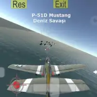 P-51D Sim Deniz Savaşı Screen Shot 0