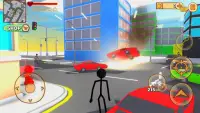 Stickman Auto Crime Craft Hero Screen Shot 1
