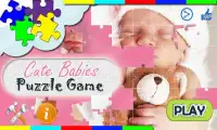 Cute Babies Jigsaw Puzzle Game Screen Shot 0