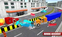 zwaar Vrachtauto parkeren 3D rijden Screen Shot 2