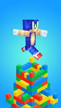 Sonic Block Stack Tower Screen Shot 1