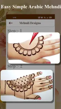 Mehndi Design - Easy Simple Screen Shot 5