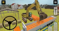 Fazenda Caminhão 3D: Cenoura Transporte Screen Shot 1