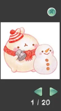 Molang's Picture Puzzle Screen Shot 5