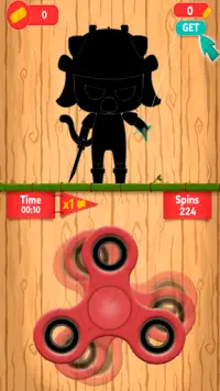 Samurai Cat Spinner - Crazy Ninja Screen Shot 3