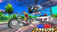 Police Moto Bike Chase Game Screen Shot 6