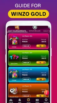 Win Winzo Gold - Earn Money, Play & Win Games Tips Screen Shot 0