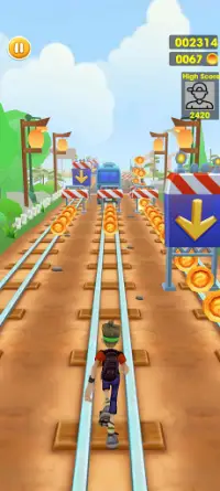 Subway Run - Train Surf 3D Screen Shot 4