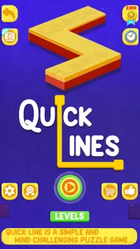 Quick Line Puzzle game |free flowing | Colour Line Screen Shot 0