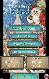 Solitaire: Merry Christmas Screen Shot 0